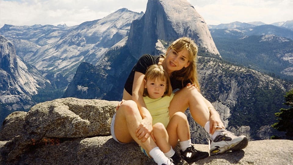 A mother and her daughter